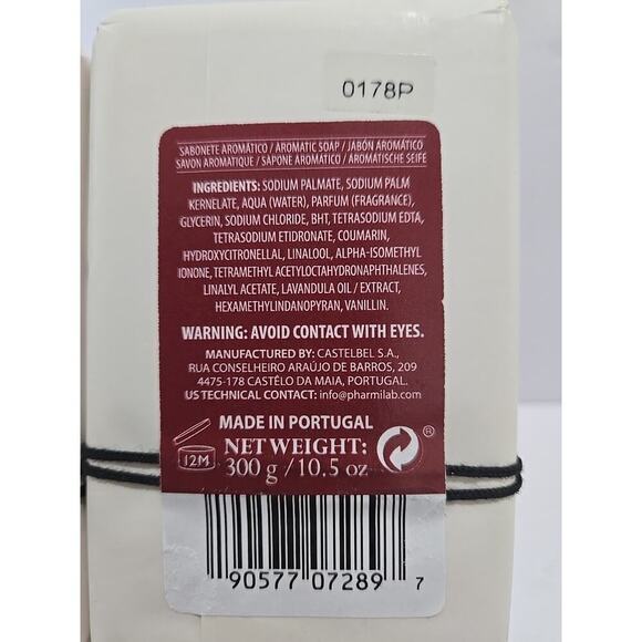 Casa Dos Aromas Oakwood Scented Triple Milled Soap Men 10.5 oz Each Set Of 2 - Picture 4 of 8